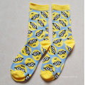 Chaussettes colorées en coton Happy Cartoon pour enfants